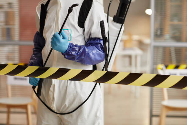 Professional Biohazard technician working in Holbrook, MA